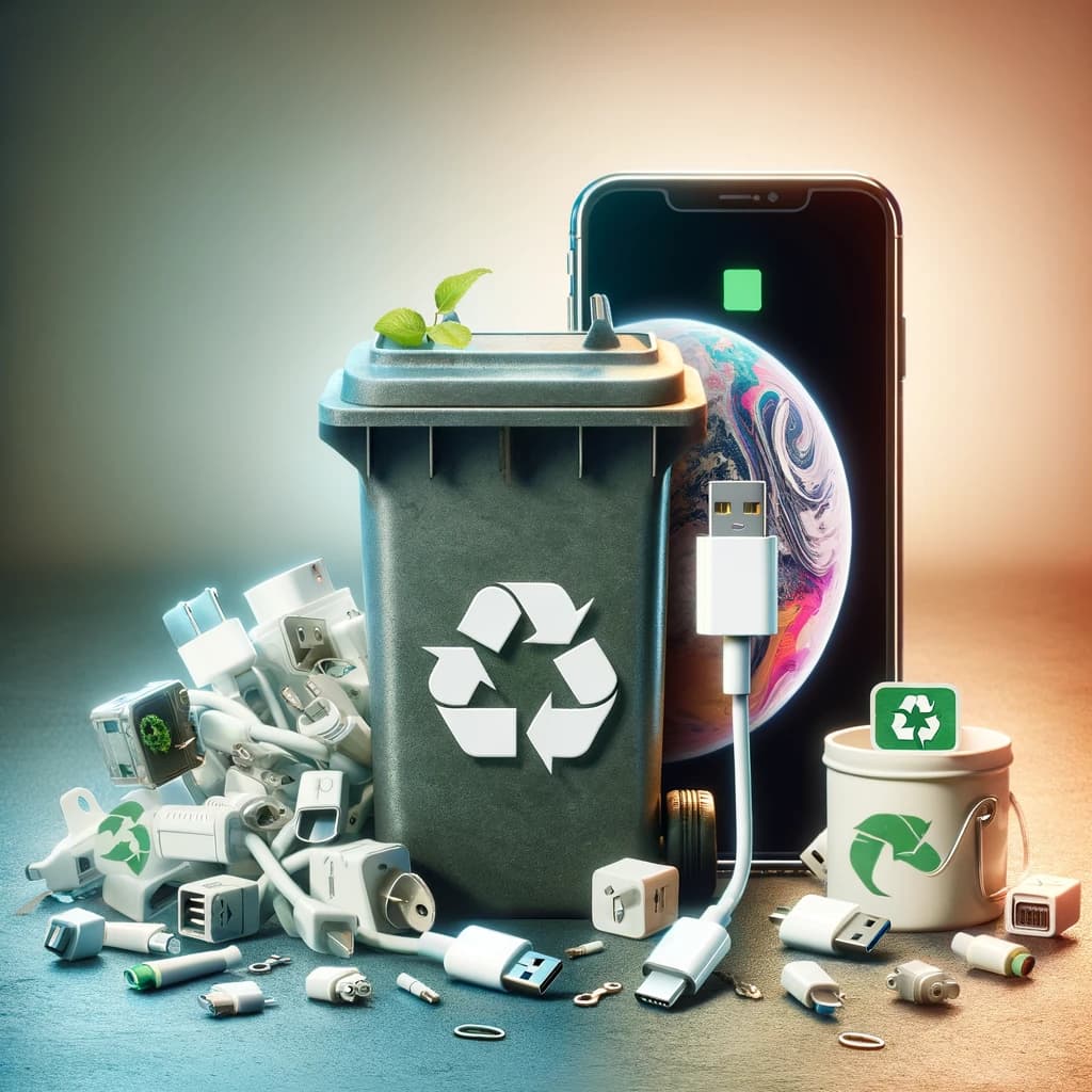The Environmental Upside of the iPhone's Shift to USB-C charger