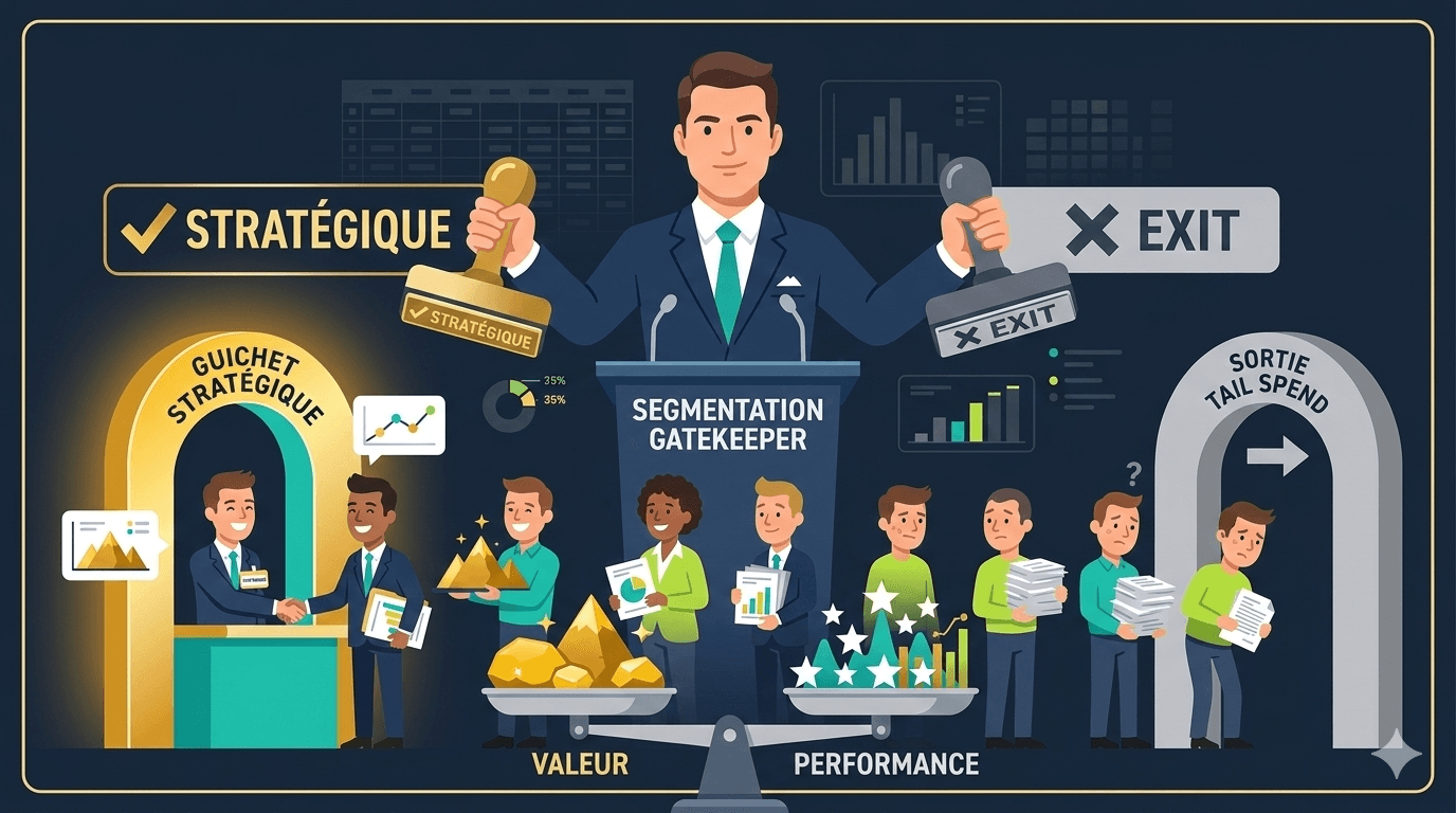 Segmentation Fournisseur : Comment passer vos fournisseurs de 500 à 80