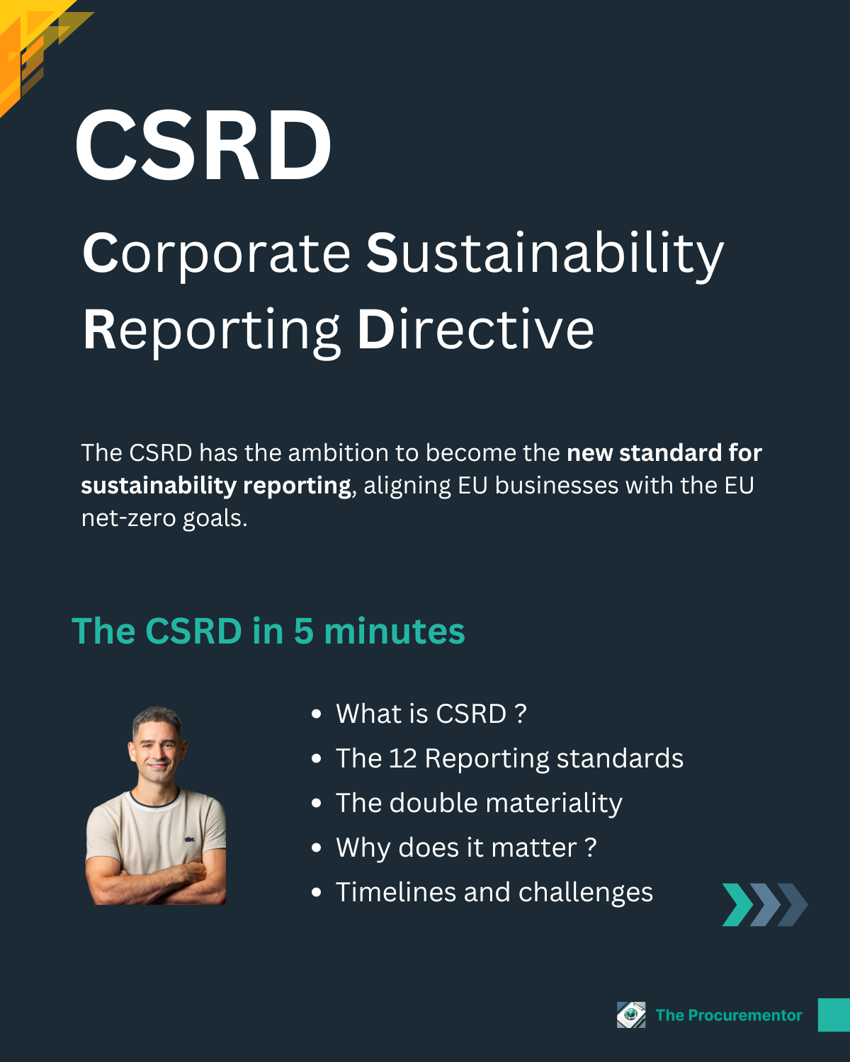 Corporate Sustainability Reporting Directive (CSRD) : Everything you need to know about the EU framework for sustainability reporting.